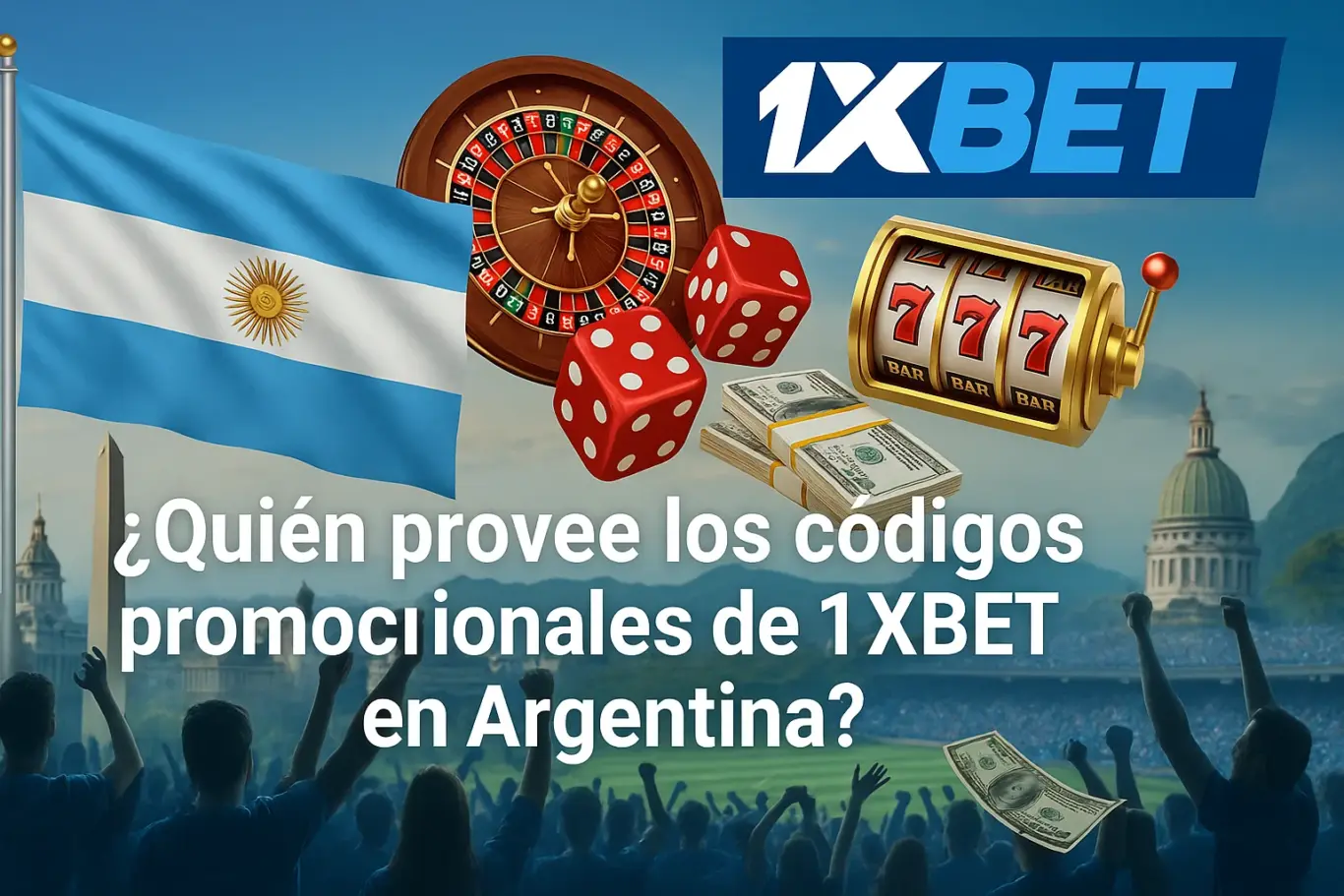 ¿Quién provee los códigos promocionales de 1XBET en Argentina?