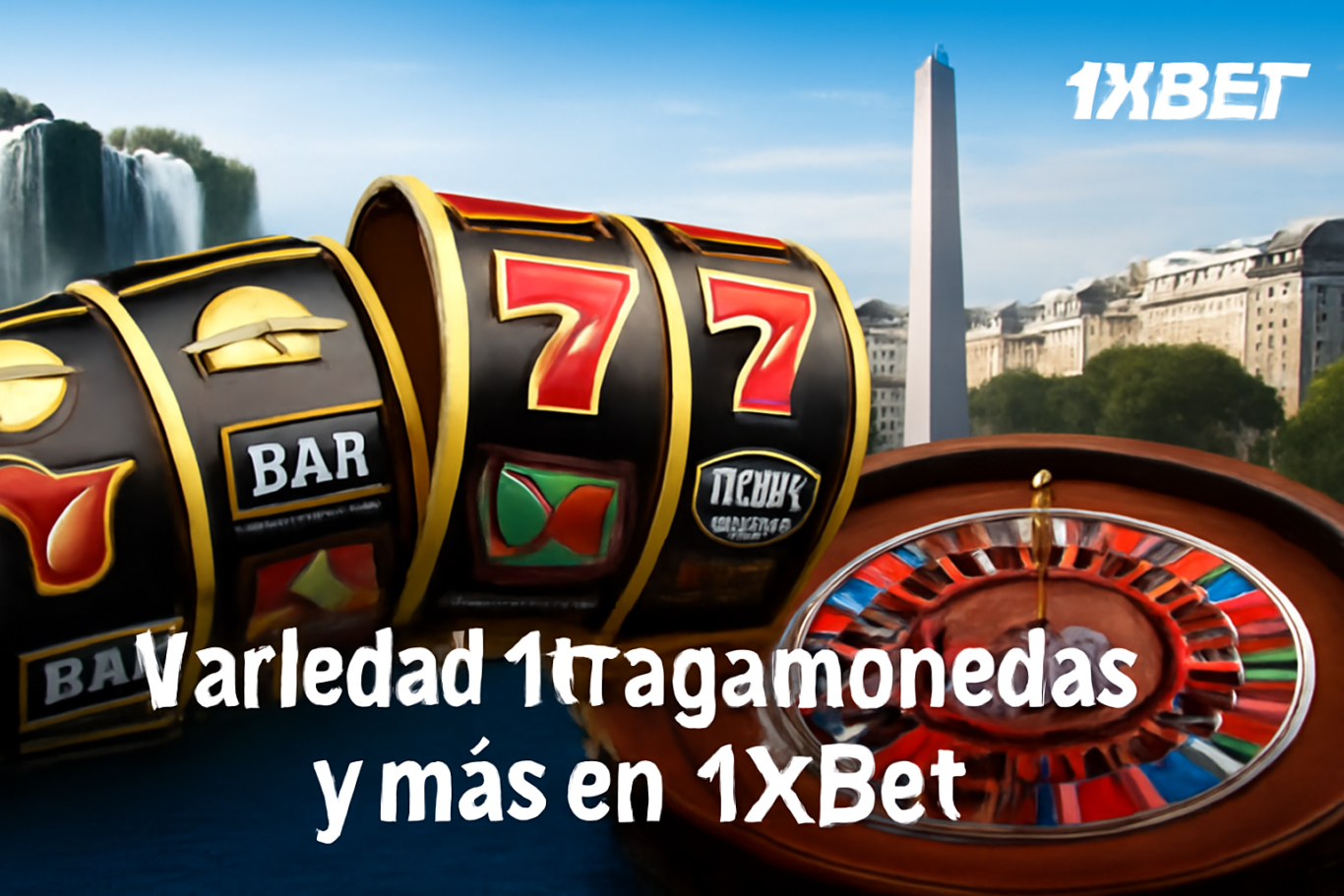 Variety of slots and more at 1xBet