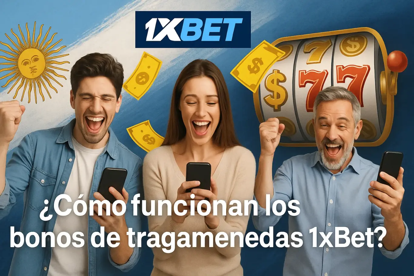 ¿Cómo funcionan los bonos de tragamonedas 1xBet?